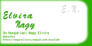 elvira nagy business card